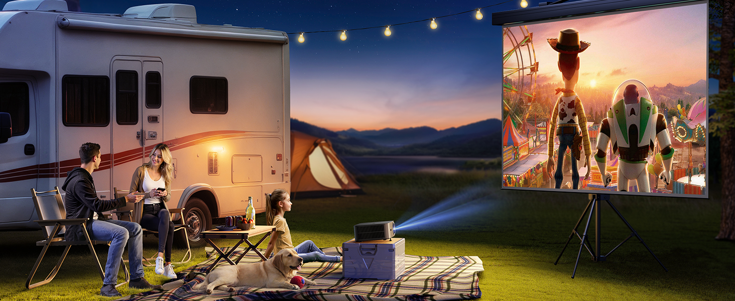 PUTRMIS K12 Projector Movie Night