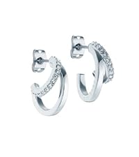 silver hoop earrings