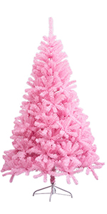 7ft Pink Christmas tree