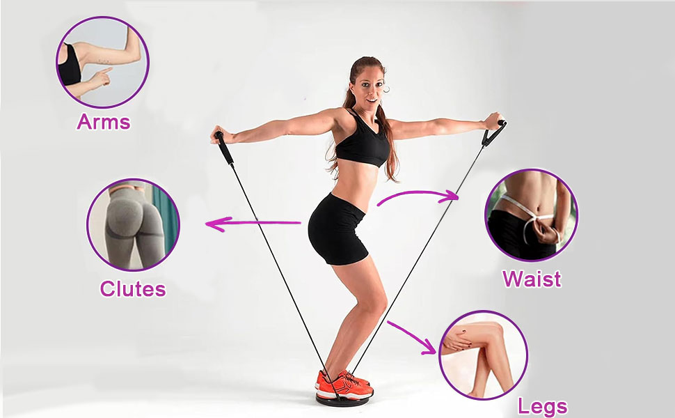 waist twisting disc with handles