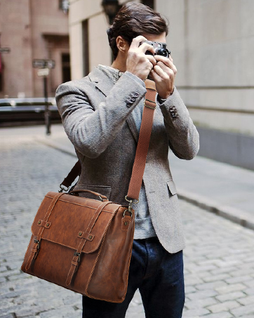 leather laptop bag