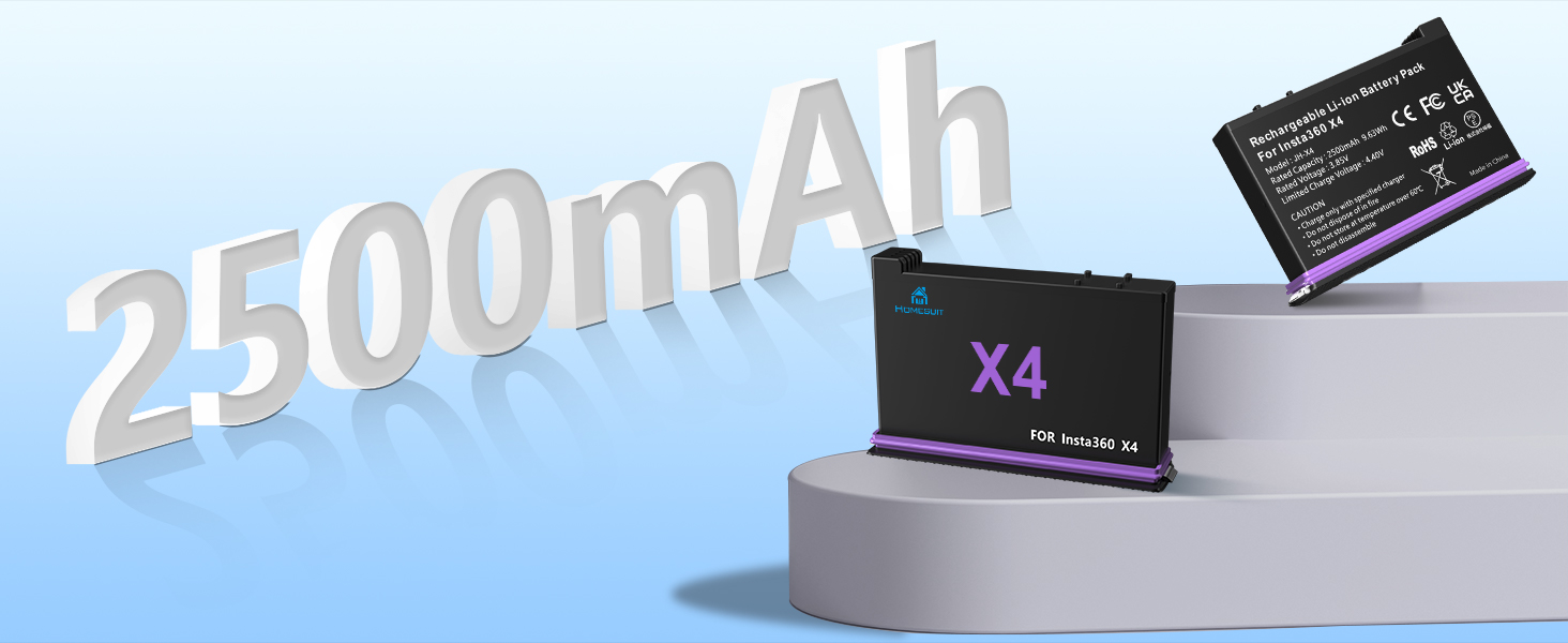 Insta 360 X4 Replacement Battery