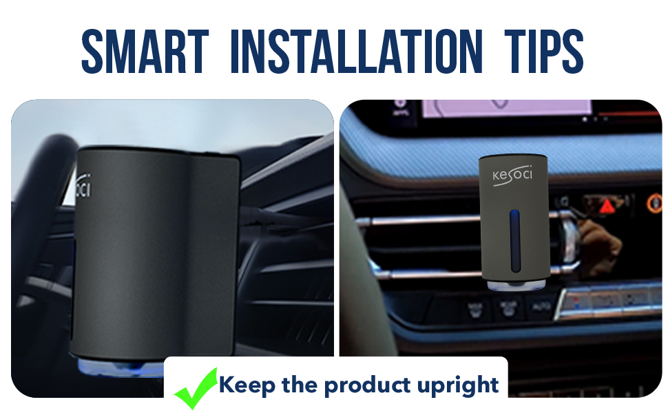Smart Car Air Freshener Vent Clip Mode