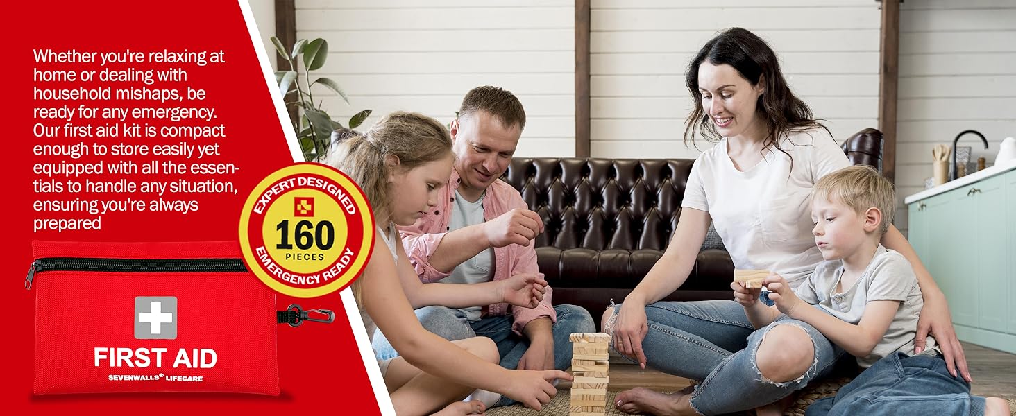 multi-purpose first aid kit, family safety kit, camping first aid kit, car emergency kit