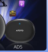 ATOTOZONE CB6 Wired CarPlay to Wireless CarPlay/Wireless Android Auto Adapter, Intelligent AI Voi...