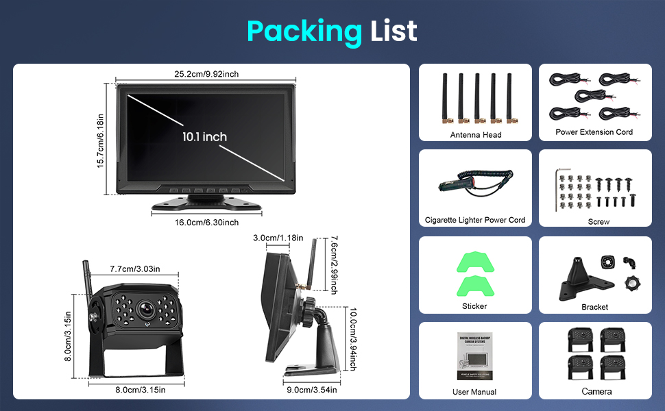 Wireless Backup Camera Kit