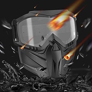Motorcycle Riding Goggles with Face Cover