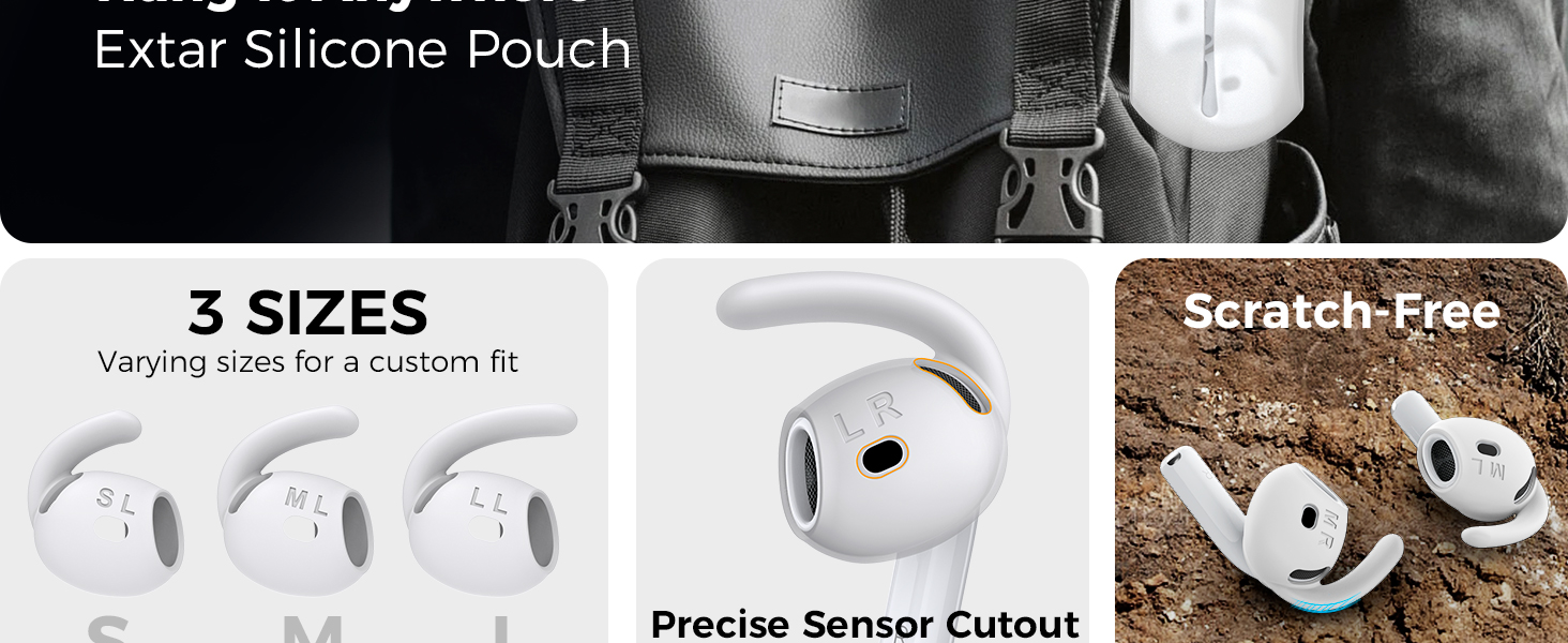 AhaStyle Ear Tips for AirPods 4th Generation (2024)
