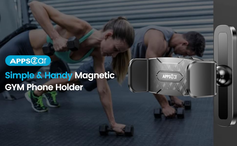 APPS2Car Magsafe Car Mount for GYM
