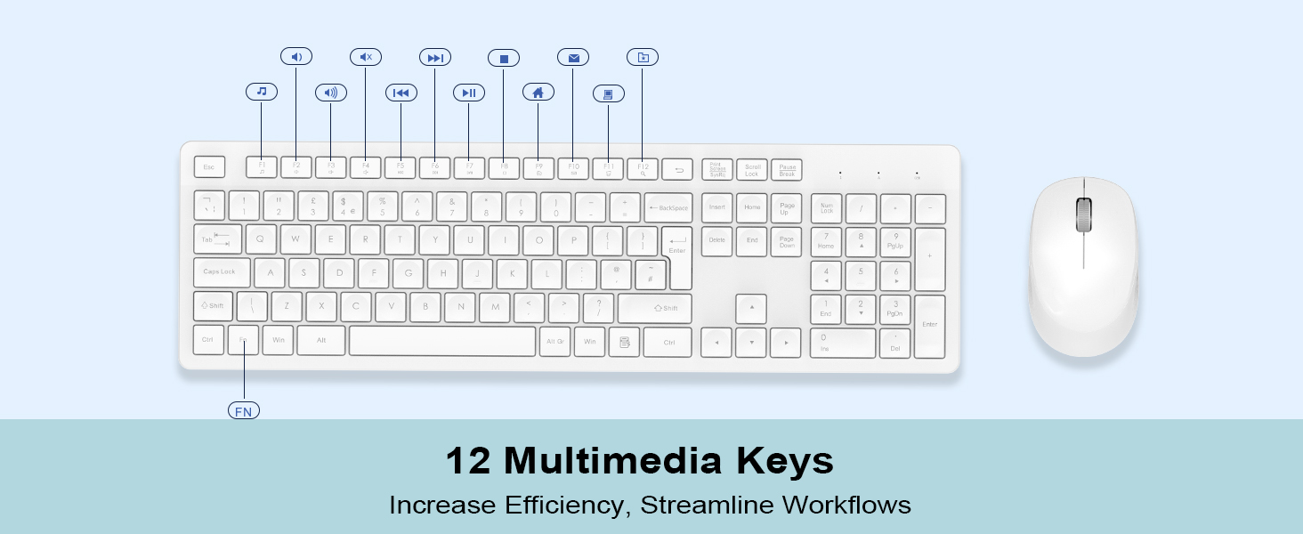 wireless keyboard and mouse