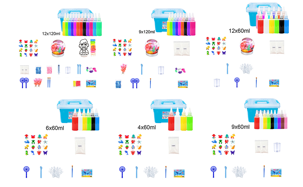 water jelly creative set magic water gel kit