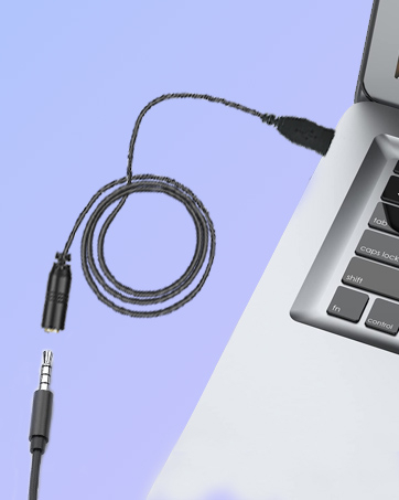 USB to 3.5mm Jack Audio Adapter