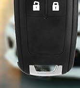 FT FUNTOR 3-Button Car Key Fob Case Remote Control Replacements,Bladeless Flip Key Case,Compatibl...