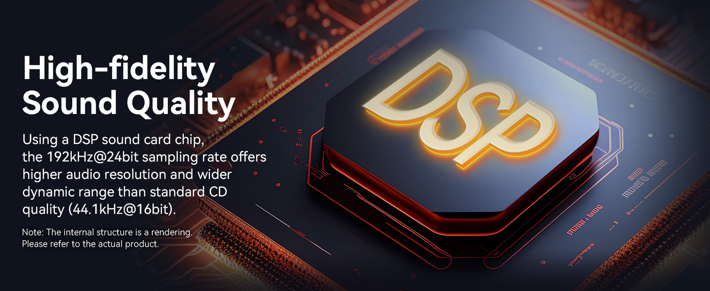 7.1 Gaming DAC External USB Sound Card