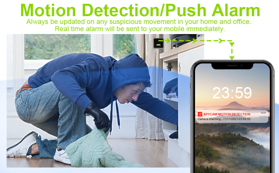 Spy Camera 1080P HD WiFi Hidden USB Charger