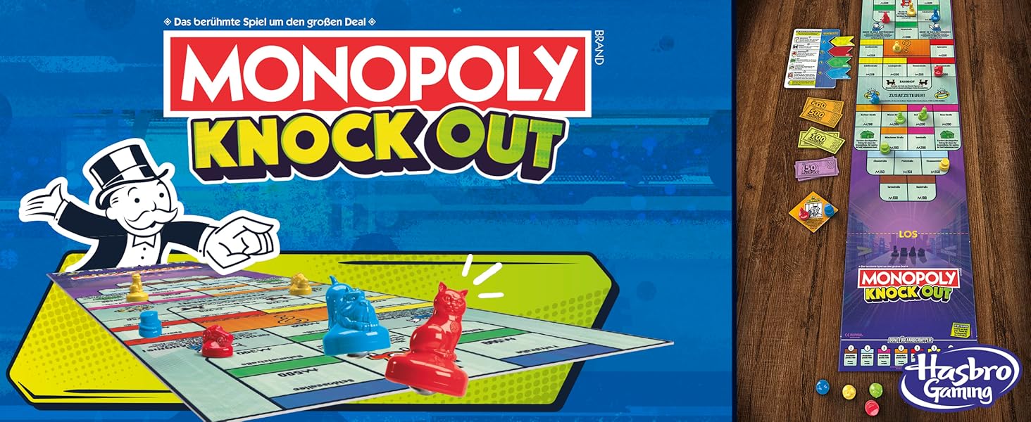 F8995 MONOPOLY KNOCKOUT B0CND81X67