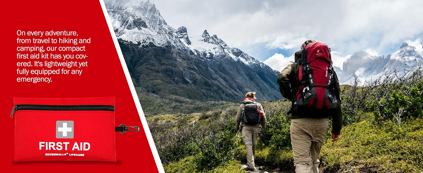 comprehensive first aid kit, medical supplies kit, compact first aid kit, outdoor first aid kit