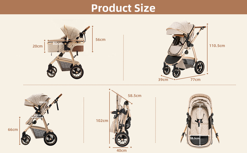 baby stroller 3 in 1