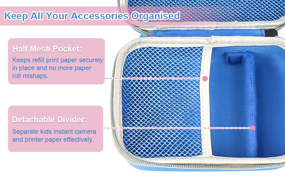 Kids instant print camera case