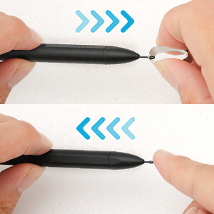 magnetic remarkable 2 pen with eraser