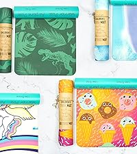 kids yoga mat children non slip comfortable foam