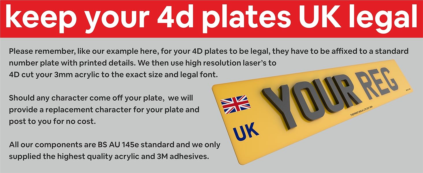 Border Borderless Plain UK Flag 