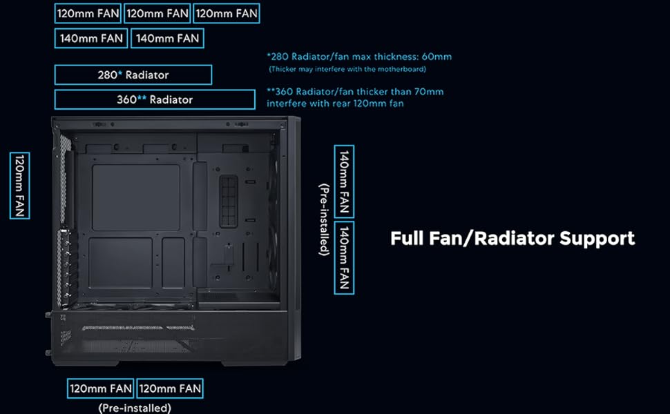 mid tower pc case atx