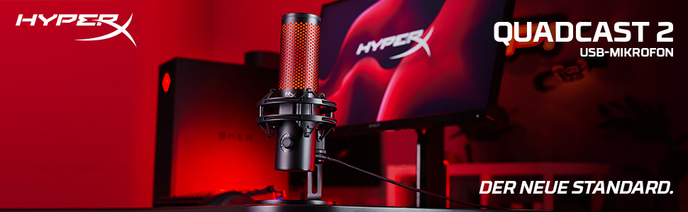 Gaming Microphone, Quadcast 2, HyperX