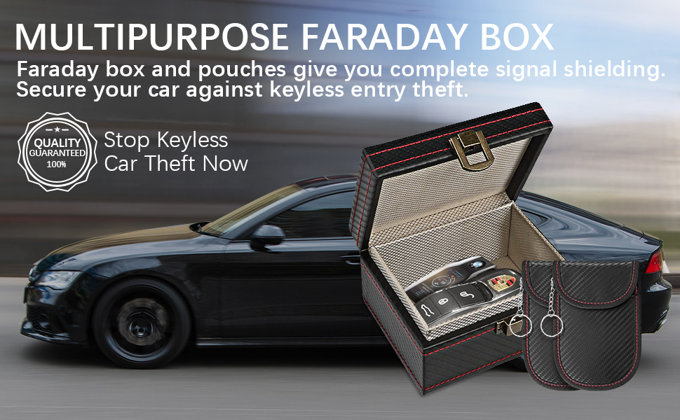 Secure your car against keyless entry theft.