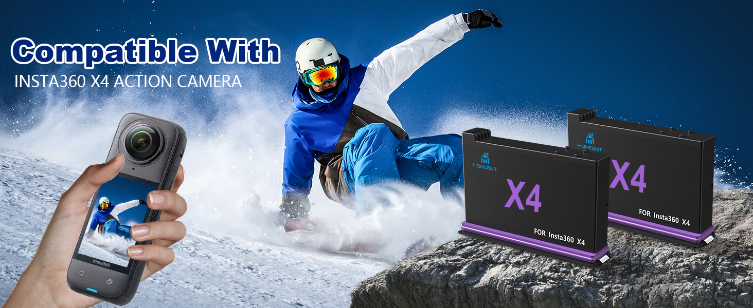 Insta 360 X4 Replacement Battery