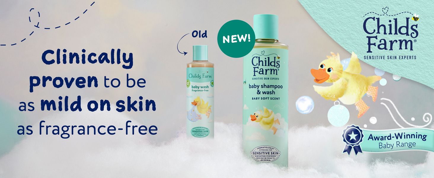 Clinically proven to be mild on skin as fragrance-free