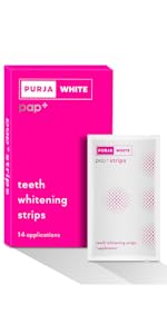 Pap+ teeth whitening strips