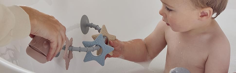 Shnuggle Baby Teether used on highchair