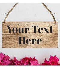 own text plaque