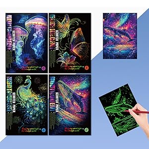 rainbow scratch notes christmas scratch arts scratch arts glow in