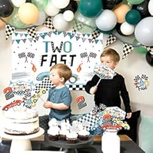 two fast birthday decorations