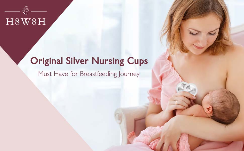 Silver Nursing Cups