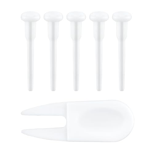 Desenda 6 PCS Yoga Ball Replacement Plugs and Plug Puller Kit