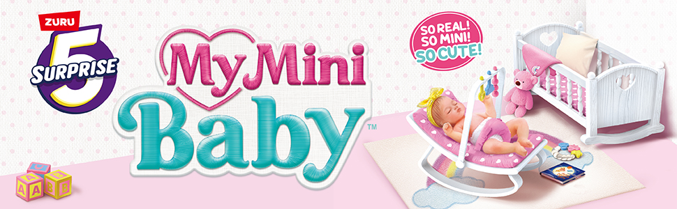 Baby, Mini, Miniature, Collectible, Accessories, Toy, Playset, Baby Doll, Nurture Play, Doll House