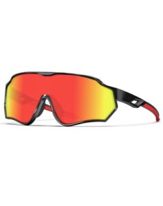 BEACOOL Polarized Sports Sunglasses for Men Women UV400 Protection TR90 glasses for Running Fishing Cycling Baseball Golf