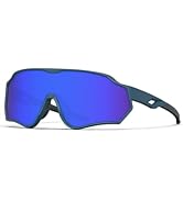 BEACOOL Polarized Cycling Sunglasses for Men Women UV Protection TR90 Sport Sunglasses for Runnin...