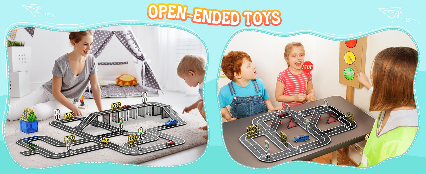 Magnetic building tiles
