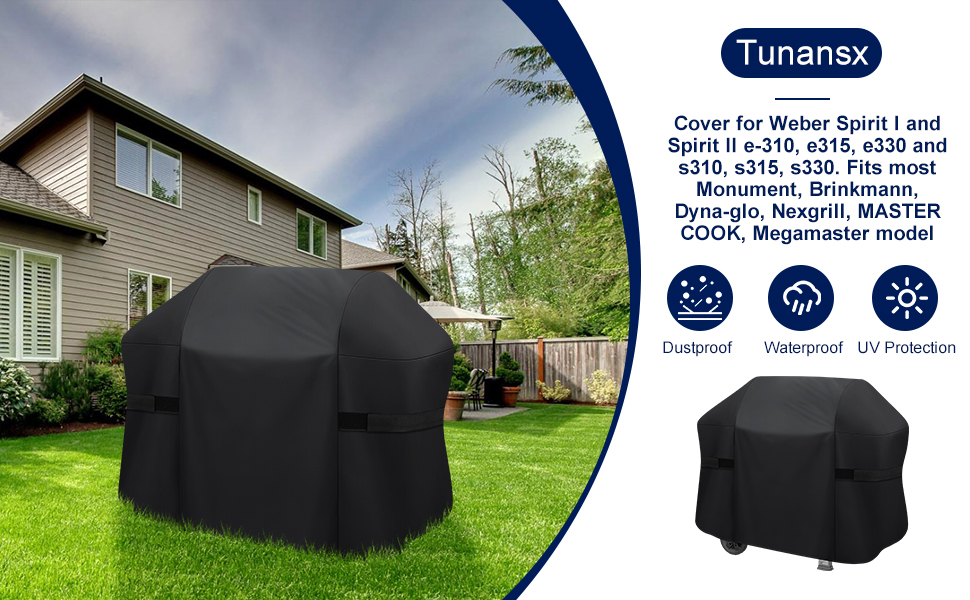 Cover for Weber Spirit II 300 and Spirit 300 Series