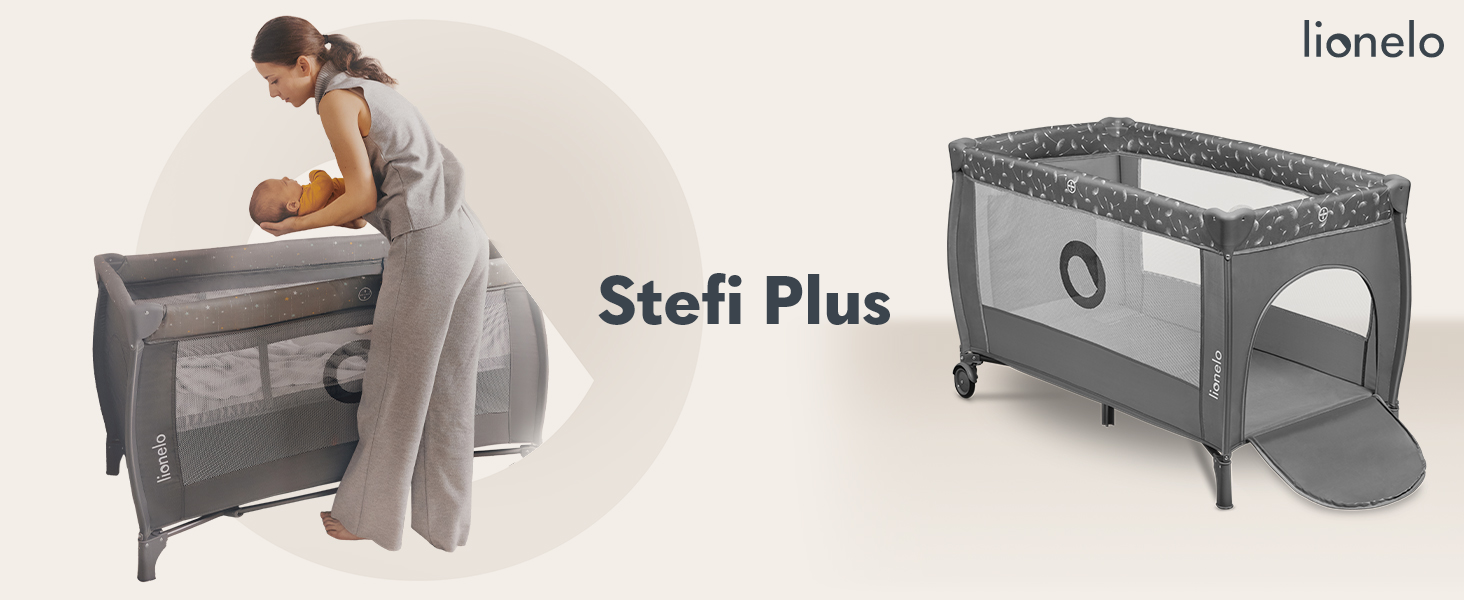 STEFI Plus 2in1 Travel Cot & Playpen