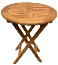 BrackenStyle Outdoor Furniture Alma Teak Round Table 60cm