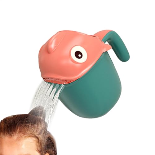 Raypontia Baby Shower Shampoo Cup | Waterfall Shampoo Conditioner for Children - Wash Hair Cup Shower Sprinkler Protection Bathroom Accessories to Protect Suctio