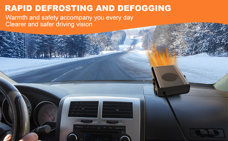 car defroster car heaters that plug into cigarette windscreen demister winter car kit car seat heate