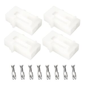 OTOTEC 4Sets Car Inline Mini Blade Fuse Holder Inline Fuse Holder with Blade Type Fuse Terminals Suitable for Most Cars Boats RV