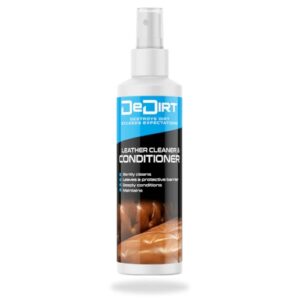 DeDirt Leather Cleaner And Conditioner Spray for Leather Sofa Furniture Cleans Protects Conditions Maintains Freshens Leather Products