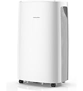 20L/Day Dehumidifier for Home with Digital Display, HIGH & LOW & DRY Mode, Auto Defrosting, 24H T...